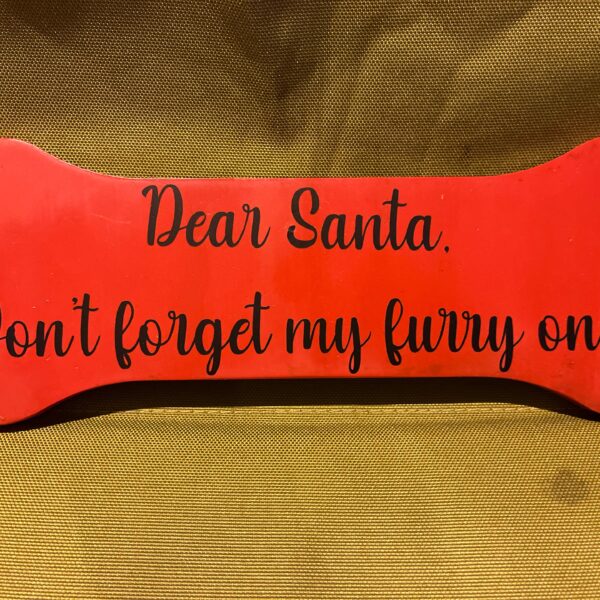 Dear Santa furry one